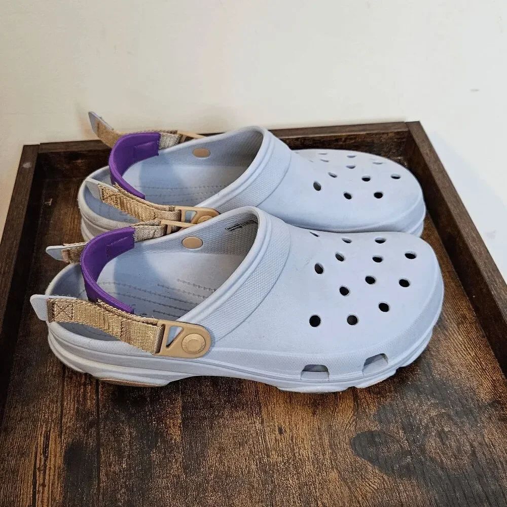Crocs Clog Classic All-Terrain Sandals Purple Size M10 W12